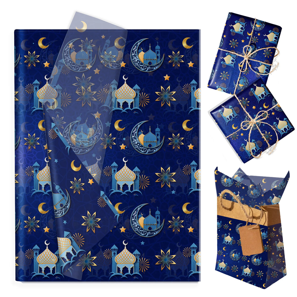 ⭐Ramadan Seidenpapier Set | Eid Geschenkverpackung | Transparentes Deko Papie