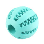Hundespielzeugball, ungiftiger, bissfester Spielzeugball für Hunde, Welpen und Katzen, Futterspender für Hunde und Katzen, Kau- und Zahnreinigungsball