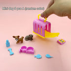 ⭐ Puppenhaus Zubehör Haustiere | Mini Hund & Katze 1:12 | Kawaii Spielzeug Set ab 3J