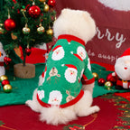 ⭐ Premium Hunde Weihnachtspullover 100% Baumwolle | Warm & Weich | Elk & Santa Design