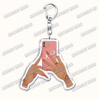 Fashion Islam Muslim Girl Woman Keychains for Accessories Bag Ramadan Eid Mubarak Hijab Keyrings Jewelry Fans Feminism Gifts