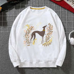 ⭐ Greyhound Hoodie Damen | Crazy Greyhound Lady | Harajuku Streetwear Pullover