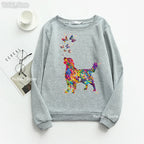Women Funny Dog Lover Hoodies A Schnauzer Stole My Heart Graphic Print Sweatshirt Harajuku Kawaii Winter/Spring/Autumn Clothes