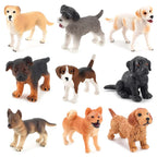 ⭐ Miniatur Hundefigur Deko | Realistische PVC Figur für Bonsai Auto & Schreibtisch