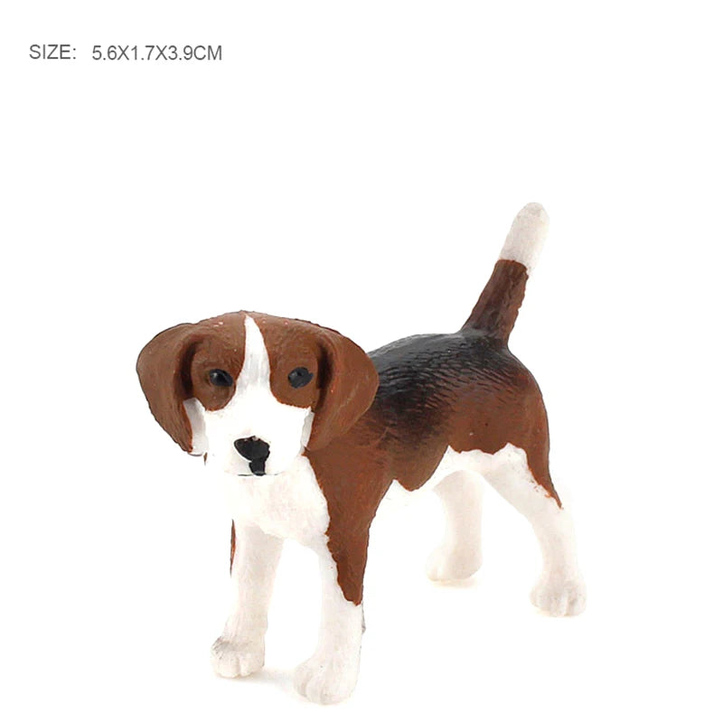 ⭐ Miniatur Hundefigur Deko | Realistische PVC Figur für Bonsai Auto & Schreibtisch