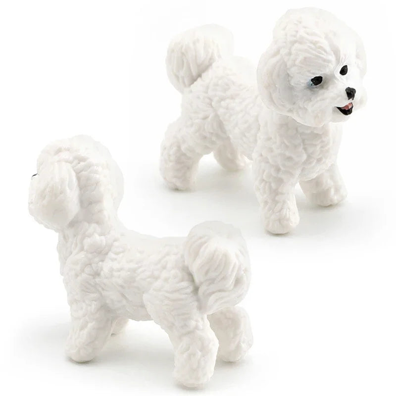 ⭐ Miniatur Hundefigur Deko | Realistische PVC Figur für Bonsai Auto & Schreibtisch