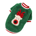 ⭐ Hunde Fleeceweste Weihnachten | Korallenfleece Warm & Weich | XS-2XL | Santa & Elch