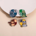 ⭐ Harry Potter Tier Emaille Pin | Patronus Brosche | Hogwarts Haus-Tiere Anstecker
