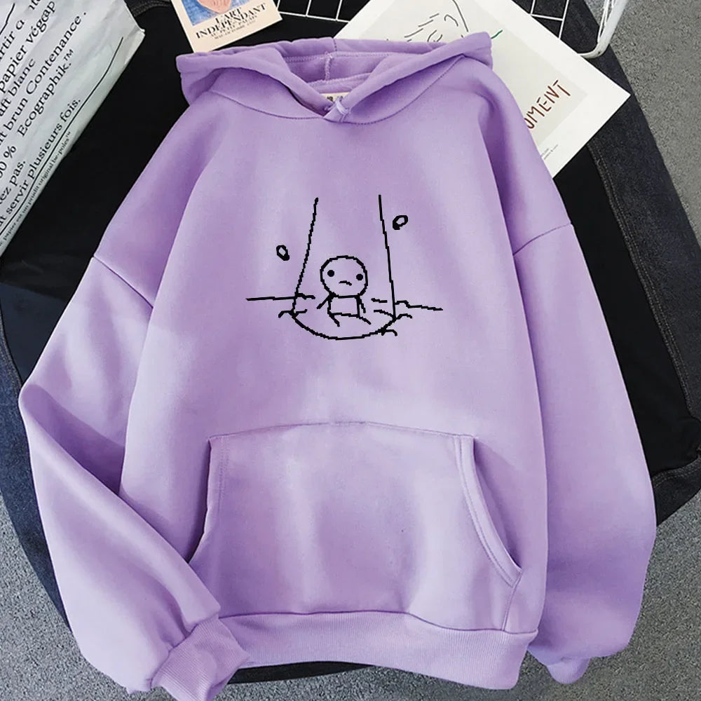 The Binding of Isaac Graphic Hoodies Long Sleeve Funny Sweatshirt Graphic Printing Casual Clothing Fashion Sudaderas Pullovers