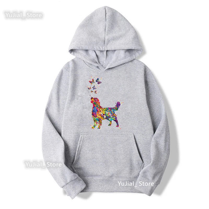 ⭐ Golden Retriever Hoodie Damen | Just A Girl Who Loves | Hundemama Geschenk
