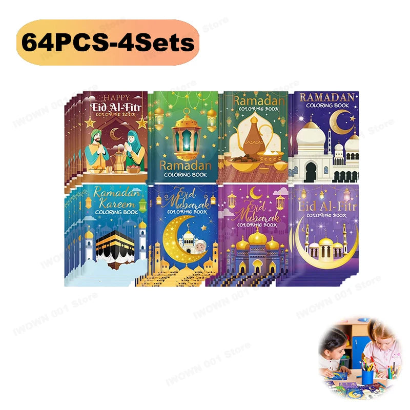 ⭐Ramadan Malbuch für Kinder | Mini DIY Malheft Set | Gastgeschenk & Party Mitgebsel