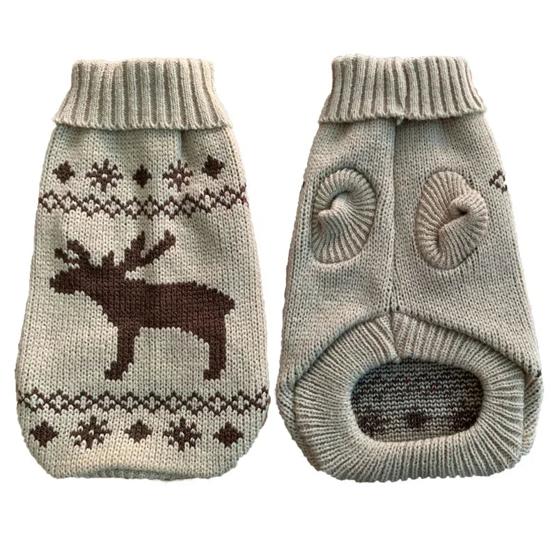 ❄️Warm Knitted Pet Sweater — Soft Winter Clothes for Small & Medium Dogs