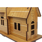 3diy Wooden 3D Puzzle Board Handmade Building Model Toy House Children's Gift