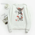Women Funny Dog Lover Hoodies A Schnauzer Stole My Heart Graphic Print Sweatshirt Harajuku Kawaii Winter/Spring/Autumn Clothes