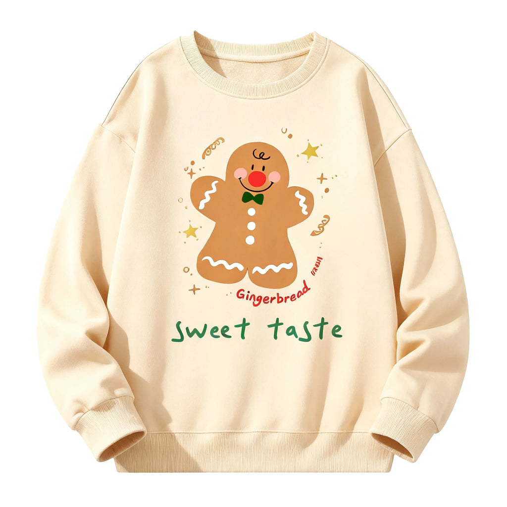 ⭐ Weihnachts Hoodie Lebkuchenmann | Baumwolle Sportlich | Unisex Damen Herren & Teens