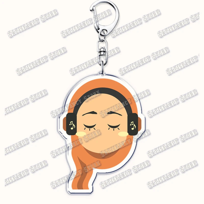 Fashion Islam Muslim Girl Woman Keychains for Accessories Bag Ramadan Eid Mubarak Hijab Keyrings Jewelry Fans Feminism Gifts
