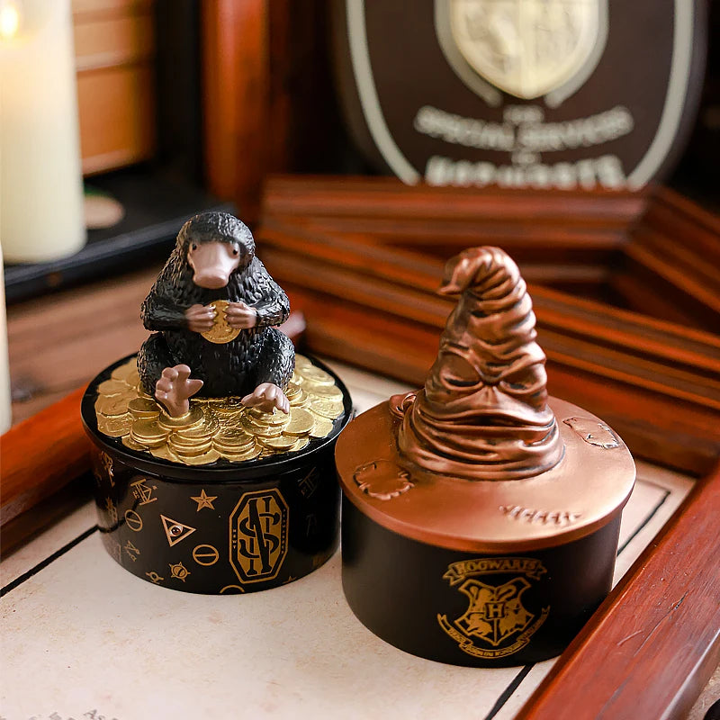Movie Peripherals Niffler /Sorting Hat storage box Collectible Desk Ornaments Best Birthday New Year Gift for Girlfriend