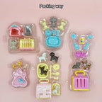 ⭐ Puppenhaus Zubehör Haustiere | Mini Hund & Katze 1:12 | Kawaii Spielzeug Set ab 3J