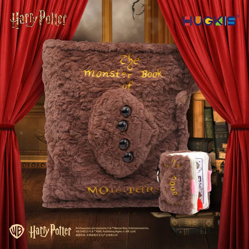 ⭐Harry Potter Monsterbuch der Monster Plüsch | Kuscheliges Kissen & Anhänger | Magisches Geschenk