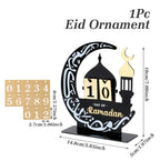 Ramadan Countdown Calendar Eid Mubarak Ornament Ramadan Decoration 2026 For Home Ramadan Kareem Islamic Muslim Party Decor Gifts