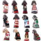 🎄 Christmas Dog Sweater — Warm Knitted Winter Outfit for Dogs & Puppies
