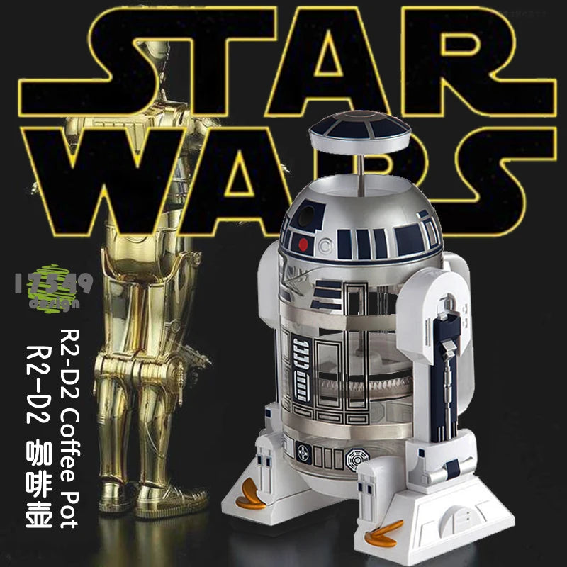 ⭐Star Wars R2-D2 Kaffeebereiter | 960ml French Press | Roboter Kanne Edelstahl