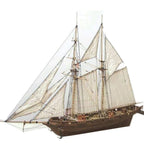 New DIY Ship Building Kit Classics Ancient Ship Wood Model Building Kits Havey Wooden Sailboat Home Desk Decorations