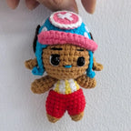 Handmade Crochet Anime Characters Keychain Perfect Gift Doll Key Ring Pendant Kawaii Figure Decoration Gift