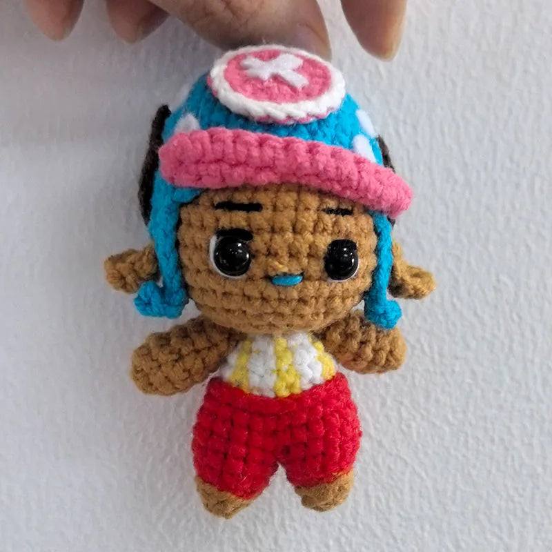 Handmade Crochet Anime Characters Keychain Perfect Gift Doll Key Ring Pendant Kawaii Figure Decoration Gift