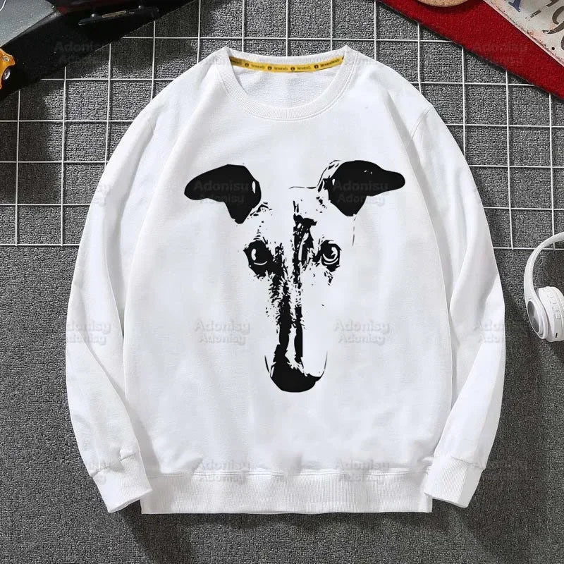 ⭐ Greyhound Hoodie Damen | Crazy Greyhound Lady | Harajuku Streetwear Pullover