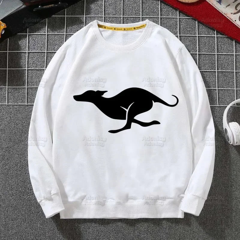 ⭐ Greyhound Hoodie Damen | Crazy Greyhound Lady | Harajuku Streetwear Pullover