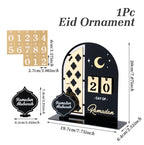 Ramadan Countdown Calendar Eid Mubarak Ornament Ramadan Decoration 2026 For Home Ramadan Kareem Islamic Muslim Party Decor Gifts