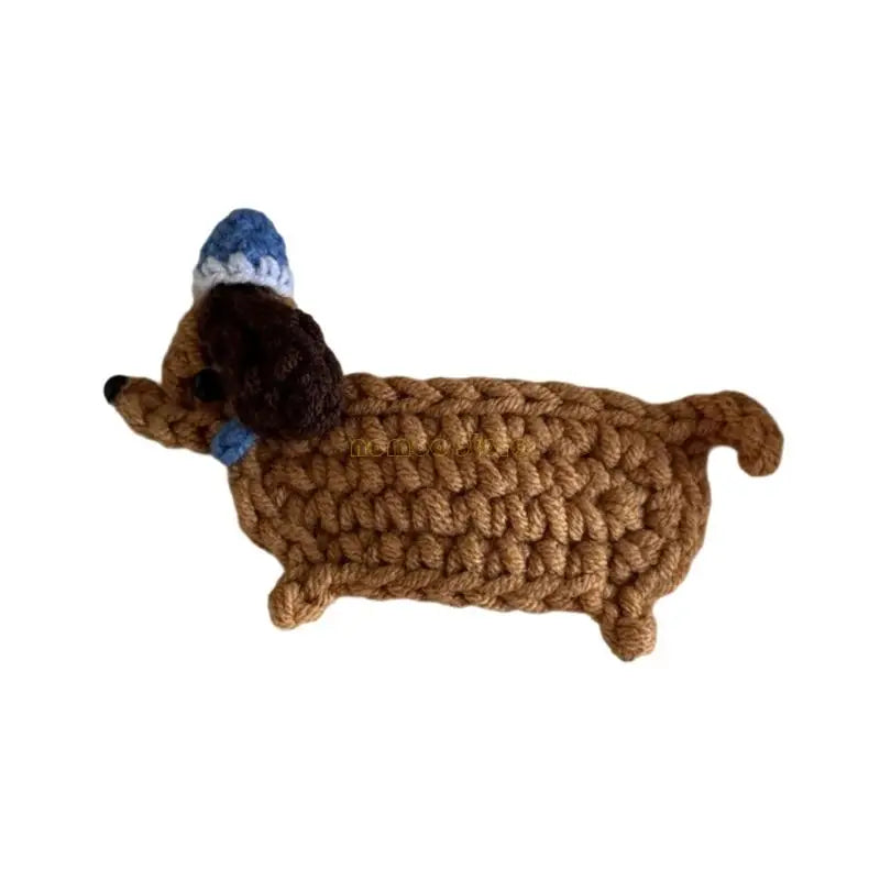 ⭐ Häkel Haarspange Handgemacht | Süße Tier Motive Hund & Katze | Yarn Hair Clip | 1 Stück