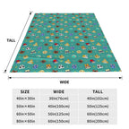 Funny Animals Game Crossing Knitted Blankets Cartoon New Horizons Wool Throw Blanket Airplane Personalised Soft Warm Bedspreads