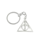 Harry Potter Keychain Movie Deathly Hallows Pendant Keychain Men Women Backpack Pendant Jewelry Accessories Gifts