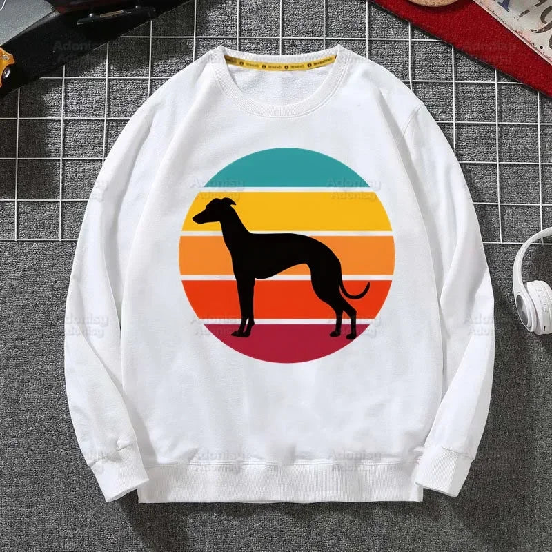 ⭐ Greyhound Hoodie Damen | Crazy Greyhound Lady | Harajuku Streetwear Pullover