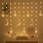 ⭐Mond & Stern LED Lichterkette | Ramadan Fensterdeko | Batteriebetrieben & Stimmungsvoll