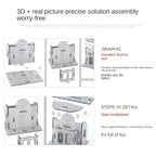 3diy Wooden 3D Puzzle Board Handmade Building Model Toy House Children's Gift