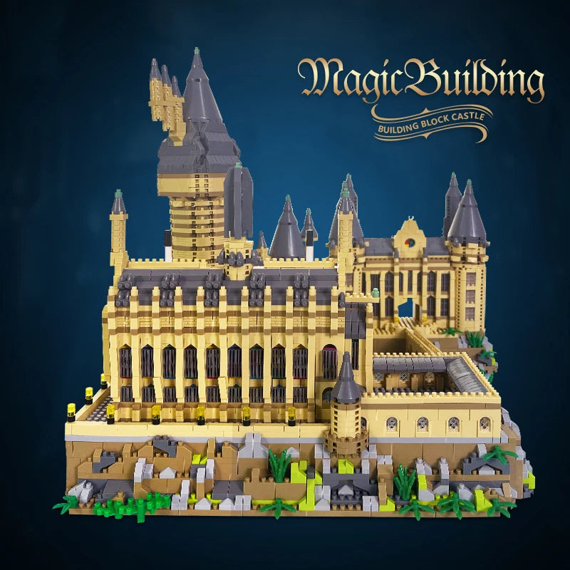 ⭐ Magic Castle Micro Blocks | 6000+ Teile Schloss Bausatz | Mini Steine Modellbau | Kein Standard!