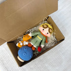 ⭐Gehäkelter Prinz Schlüsselanhänger | Amigurumi Puppe | Taschenanhänger