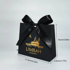 ⭐ 50x Umrah Mubarak Geschenkboxen | Gastgeschenke Verpackung für Datteln & Süßes | Papierbox