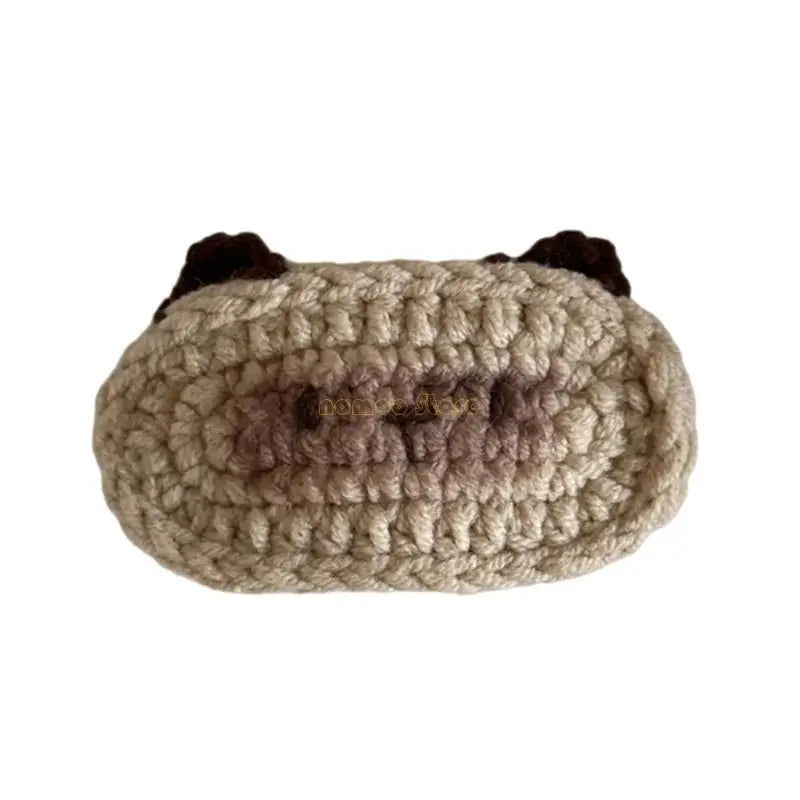 ⭐ Häkel Haarspange Handgemacht | Süße Tier Motive Hund & Katze | Yarn Hair Clip | 1 Stück