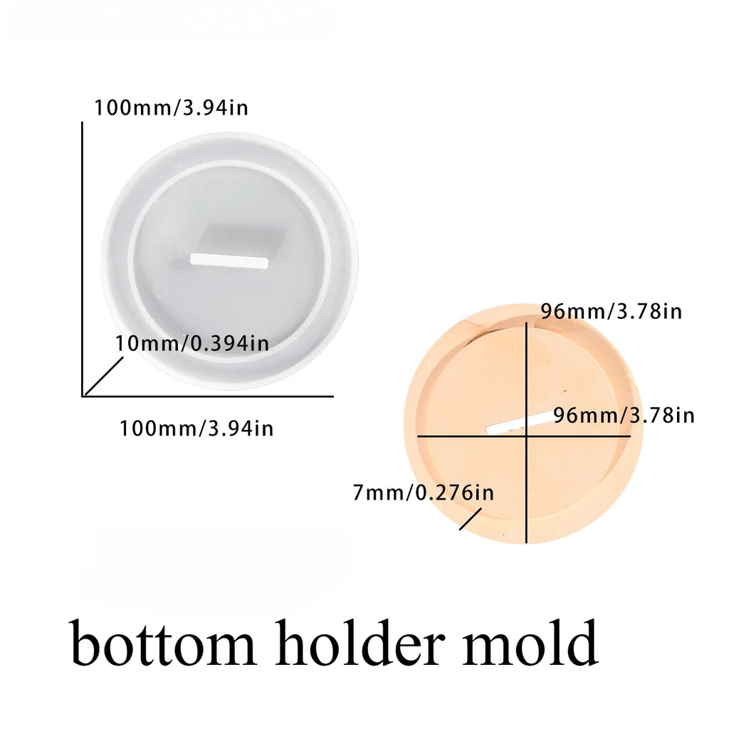 ⭐Silikonform Ramadan Kerzenhalter | Beton & Gips Gießform | Eid Deko DIY