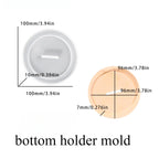 ⭐Silikonform Ramadan Kerzenhalter | Beton & Gips Gießform | Eid Deko DIY