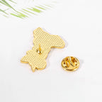 ⭐ Emaille Pin "Wizard Cat" | Süße Zauberer Katze Brosche | Fantasy Anstecker Rucksack