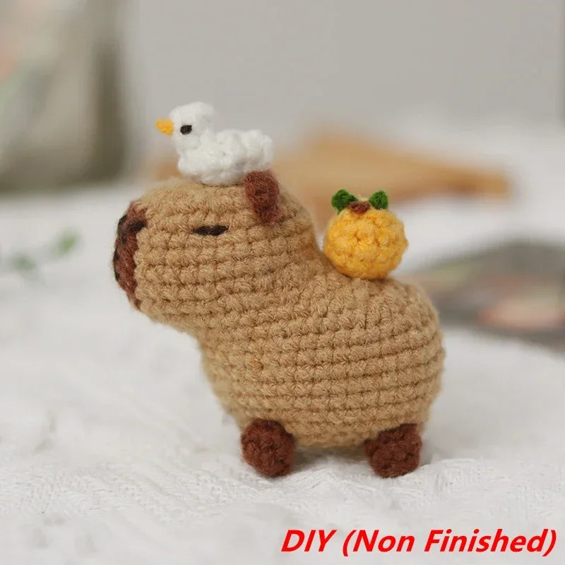⭐ DIY Häkelset Capybara | Anfänger Amigurumi Kit | Wasserschwein mit Video & Garn