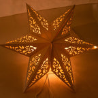 Hollow Star Hanging Pendant Light Eid Mubarak Ramadan Kareem Decoration 2024 paper Lantern Islamic Muslim Party Supplies wedding