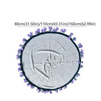 ⭐ 3D Blumen Decke gestrickt | Weicher Überwurf Floral | Sofa Kuscheldecke | 80-160cm