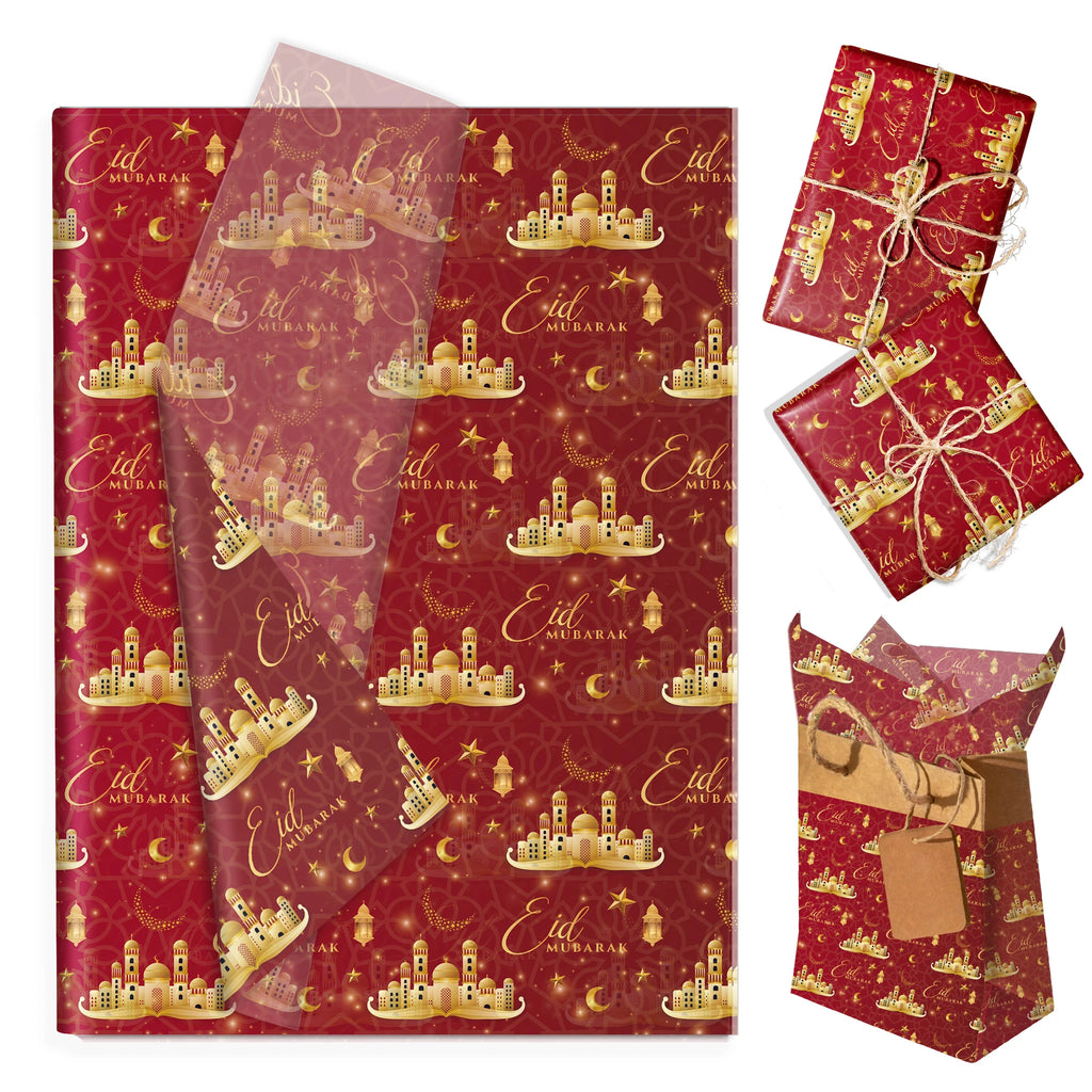⭐Ramadan Seidenpapier Set | Eid Geschenkverpackung | Transparentes Deko Papie