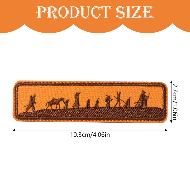 ⭐Migrate Journey Stick-Patch | Klett-Abzeichen Ramadan | DIY Deko für Rucksack & Cap